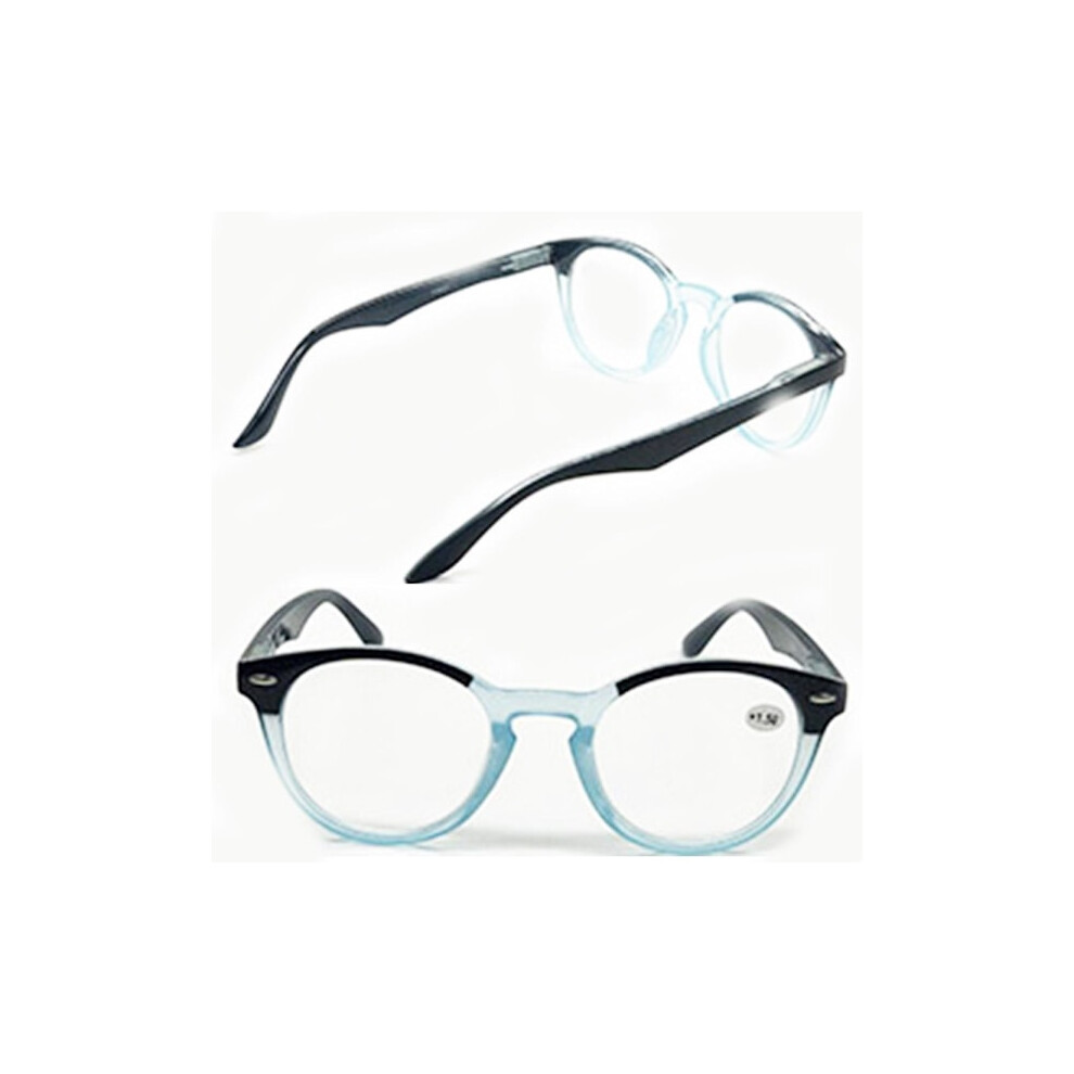 Practical Comfortable Reading Glasses UNISEX Blue 4.0