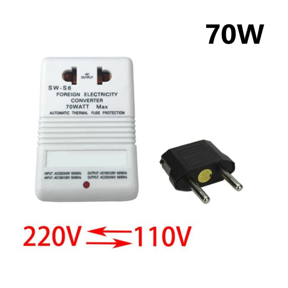 110V/120V To 220V/240V Step-Up&Down Voltage Converter 70W Transformer Travel 9085618247932