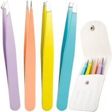 Tweezers for Eyebrows,Eyebrow Tweezers Set for Ingrown Hair Removal Eyelash Extension Eyebrows Plucking Tweezers