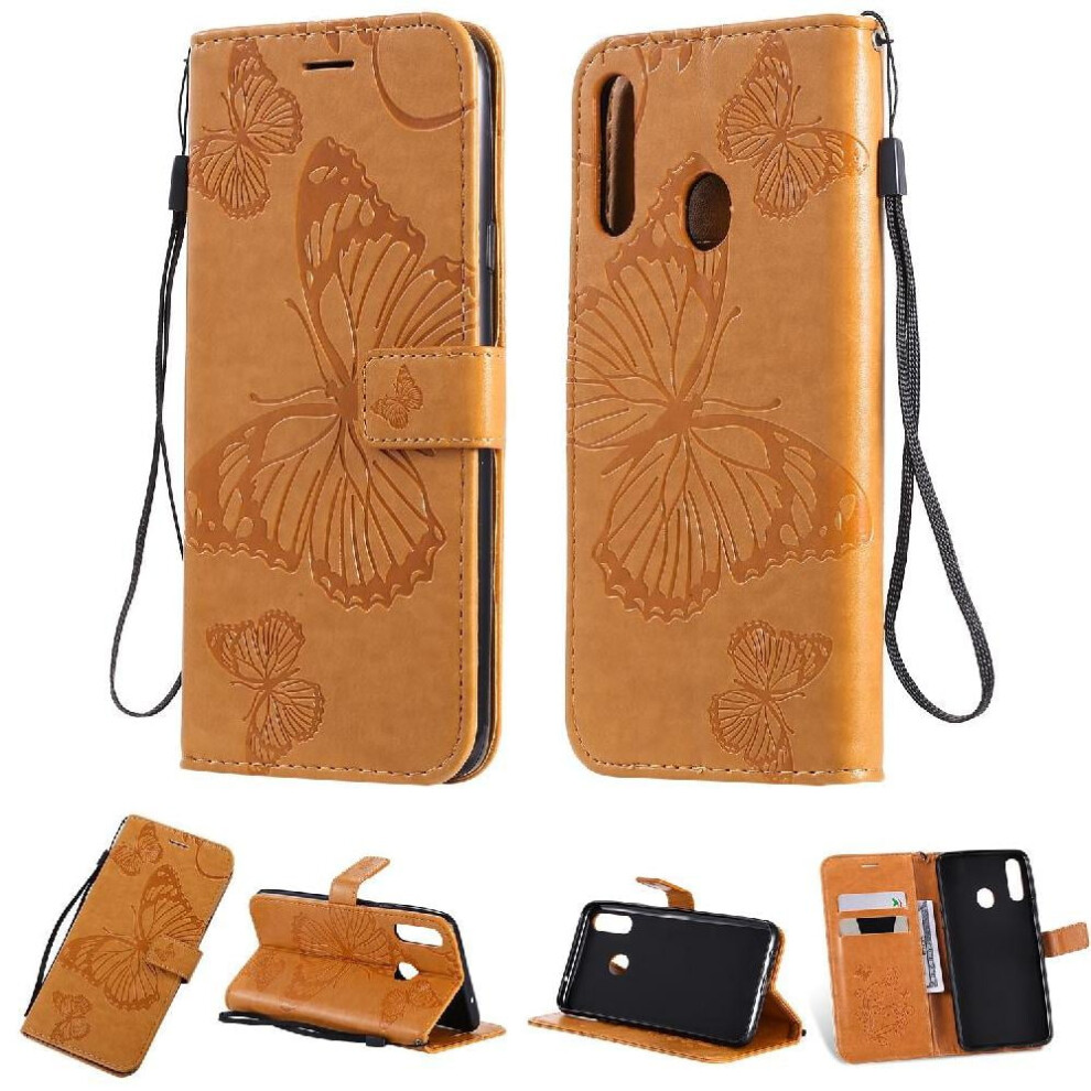Flip Case For Compatible With Samsung Galaxy A20s With Card Slot Stand Flip Kickstand Magnetic Cover Shockproof Cover Pu Leather 9085618766389