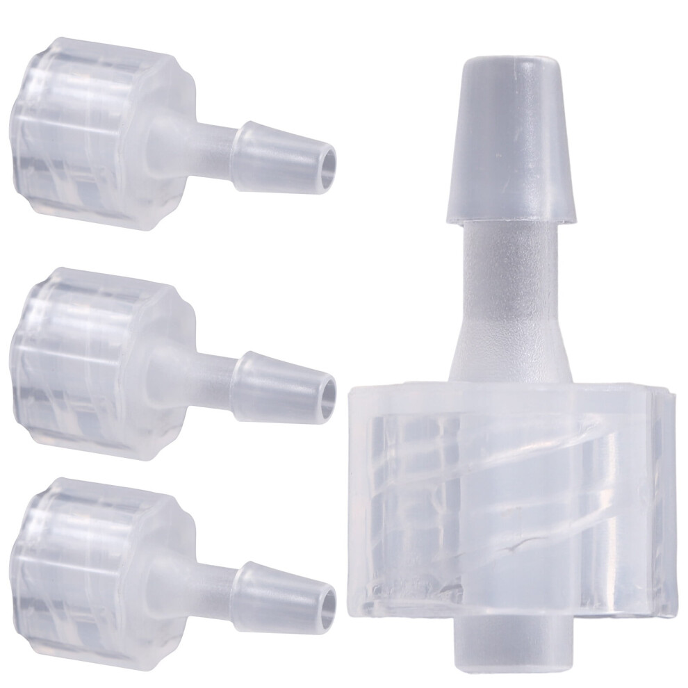 Eease 8Pcs Luer Lock Connector Plastic Pipe Dispensing Fitting Luer Lock Adapter 9085618768765