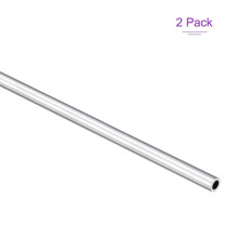 Mosiee 4Pack 6063 Aluminum Round Tube 300mm Length Industry Tubing for Machinery Frame