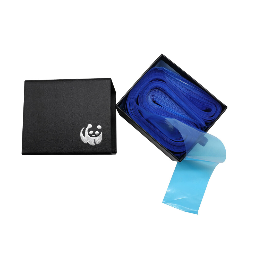 100pcs Blue Disposable Tattoo Clip Cord Sleeves for Dust Protection and Tangle Prevention
