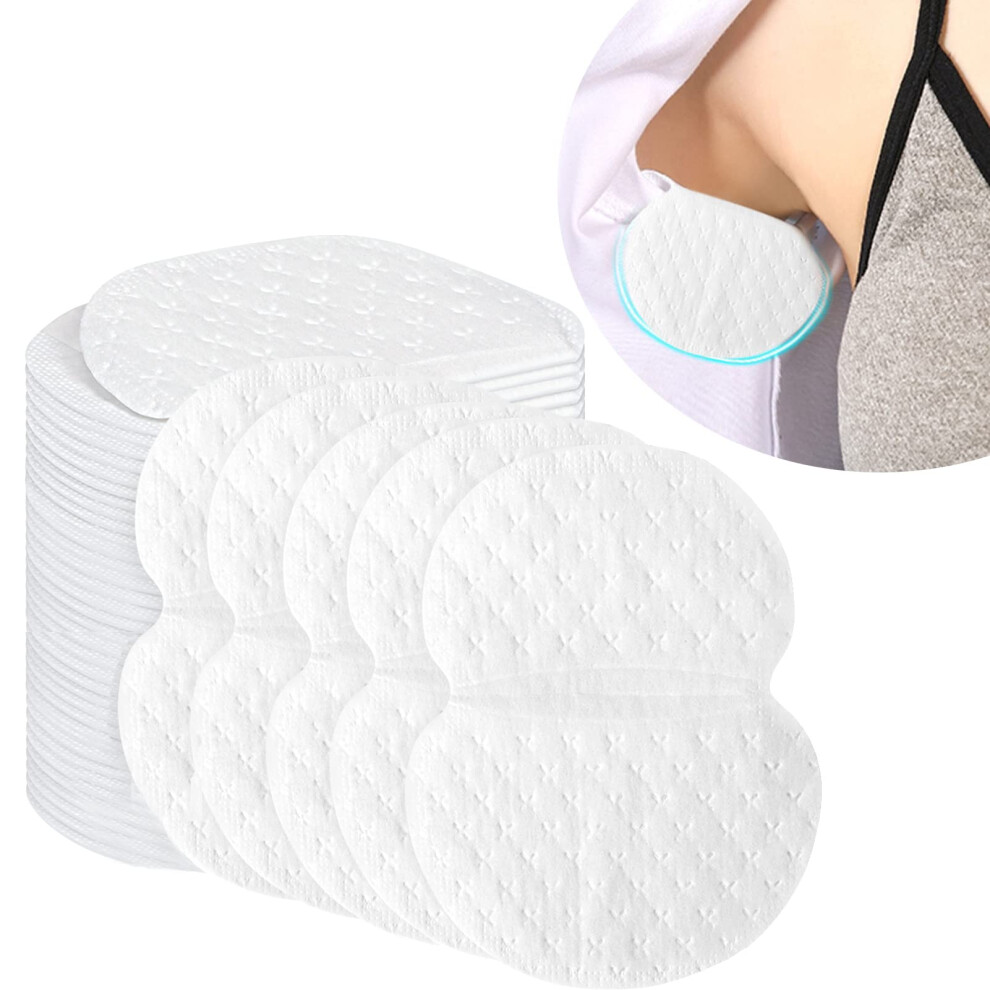 150 Pack Disposable Underarm Sweat Pads with Stain Protection, Breathable Armpit Shields for Summer
