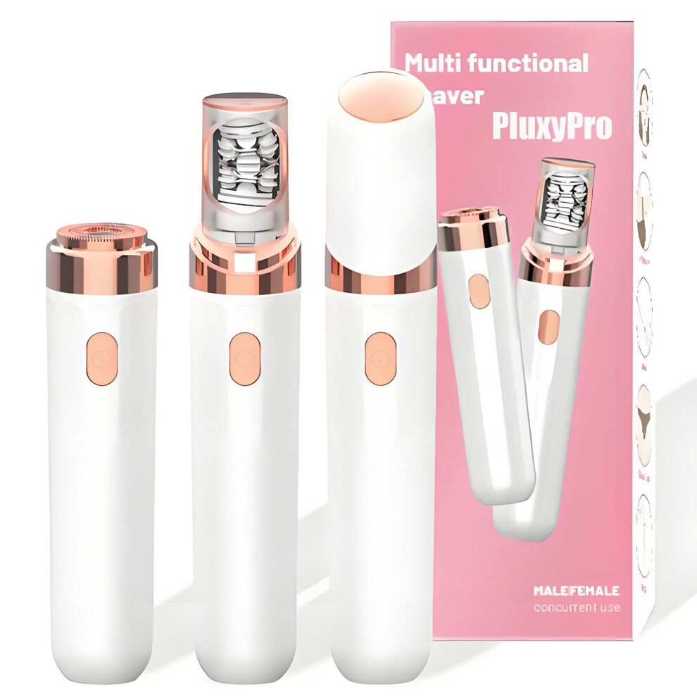 Women's Facial Epilator, 2in1 Painless Hair Remover for Face and Body, Rechargeable Waterproof Design