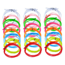 24pcs Funny Drinking Straws Reusable Eyeglass Design for Adults Party Glasses Random Color