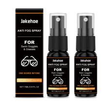 2Pack Anti Fog Spray for Glasses and Swim Goggles, Long Lasting Residue 15ml Travel Size