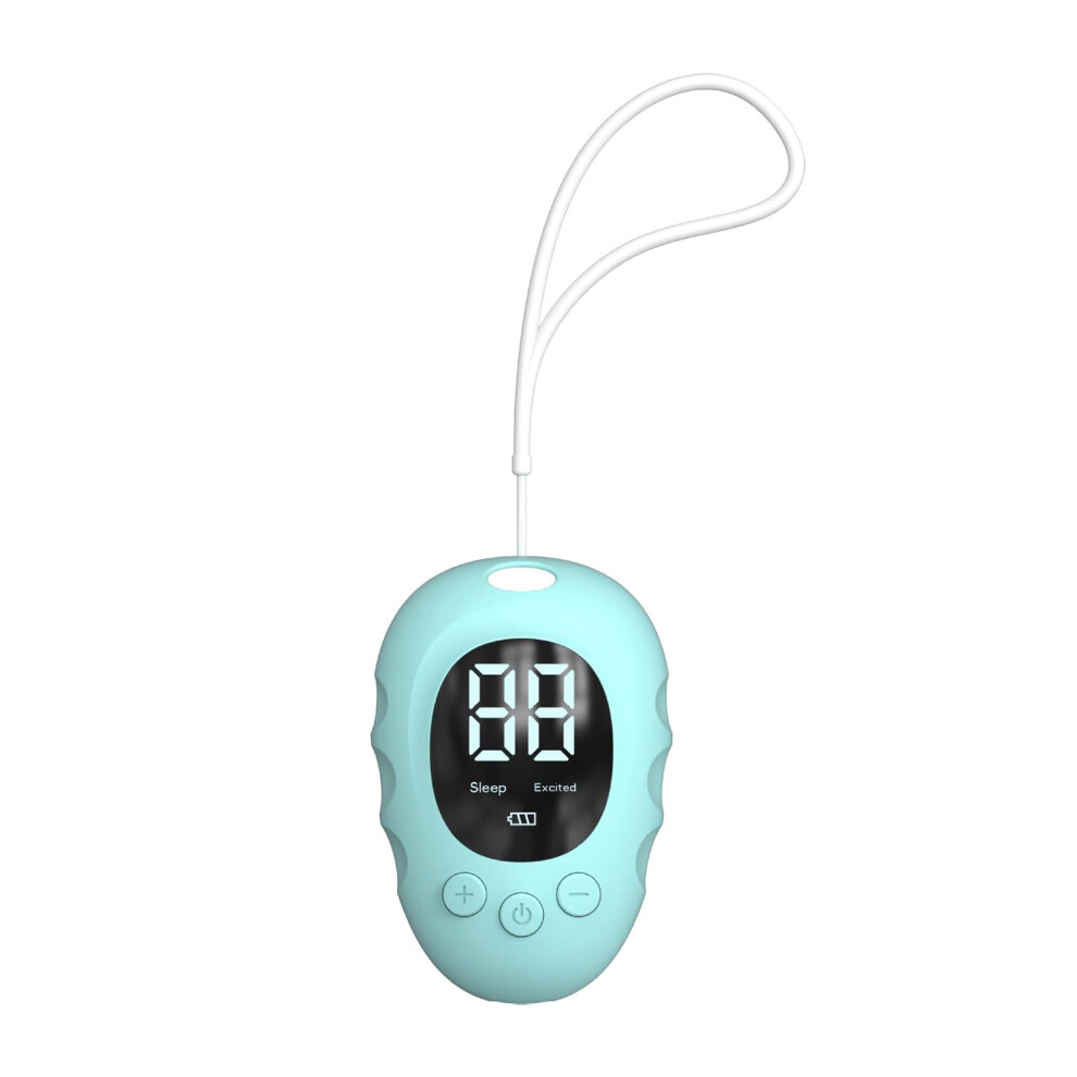 Green Sleep Aid Device With Dual Frequency Modes For Anxiety Relief, Ergonomic Handheld Grip,