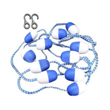 18m Floating Pool Safety Rope with Bright Visibility Buoys for Swimming Pool and Waterpark