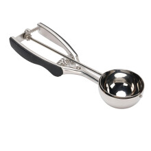 55mm Stainless Steel Ice Cream Scoop and Cookie Dough Scooper with Ergonomic Grip for Baking and Fruit