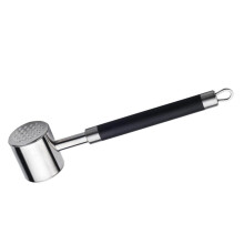 Stainless Steel Meat Tenderizer Hammer with DualSided Surface and NonSlip Grip for Steak and Chicken