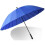 Large Windproof Golf Umbrella with Automatic Open, Leather Handle, 75cm Canopy, Blue 1