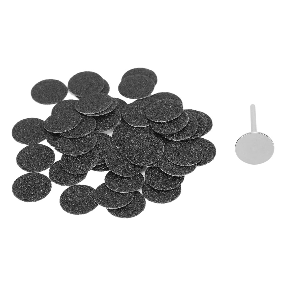 50pcs Electric Callus Remover Replacement Discs for Foot Grinder Pedicure Sanding Pads 15mm