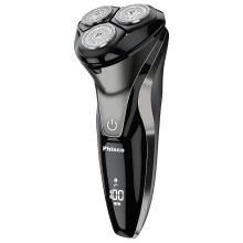 Electric Shaver for Men Waterproof Wet Dry USB Rechargeable Razor with PopUp Trimmer LED Display