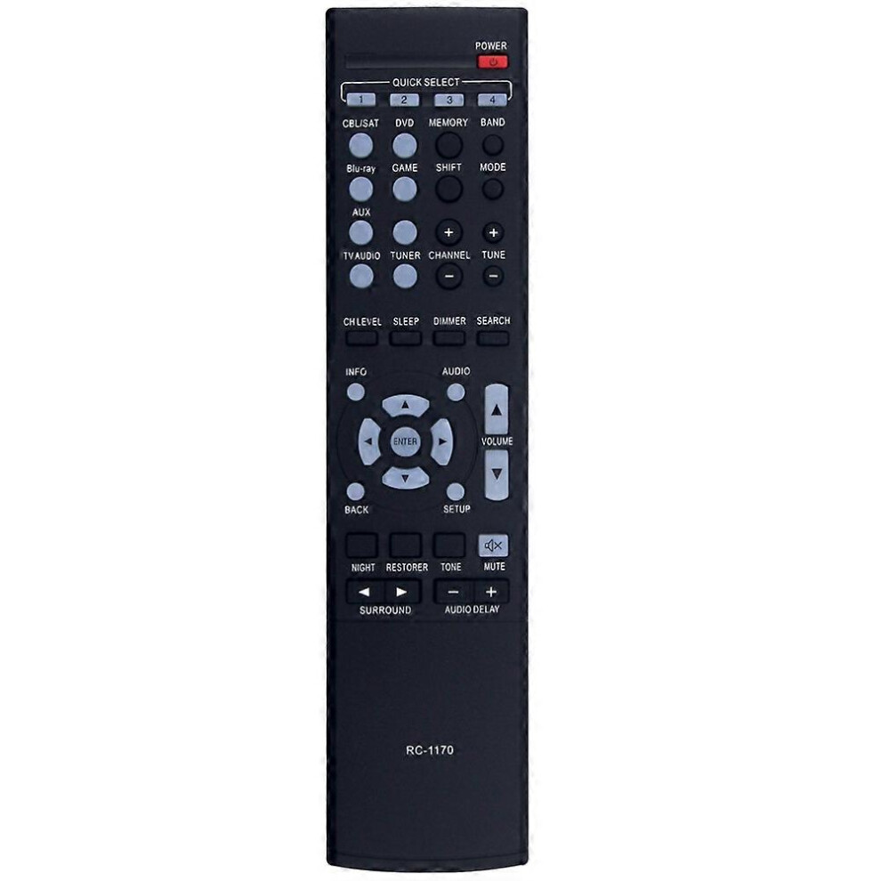 Replace Rc-1170 Remote Control For Denon Av Receiver Avr-E200 Avr-X500 Avr-1612 Avr-1622 6935161618464