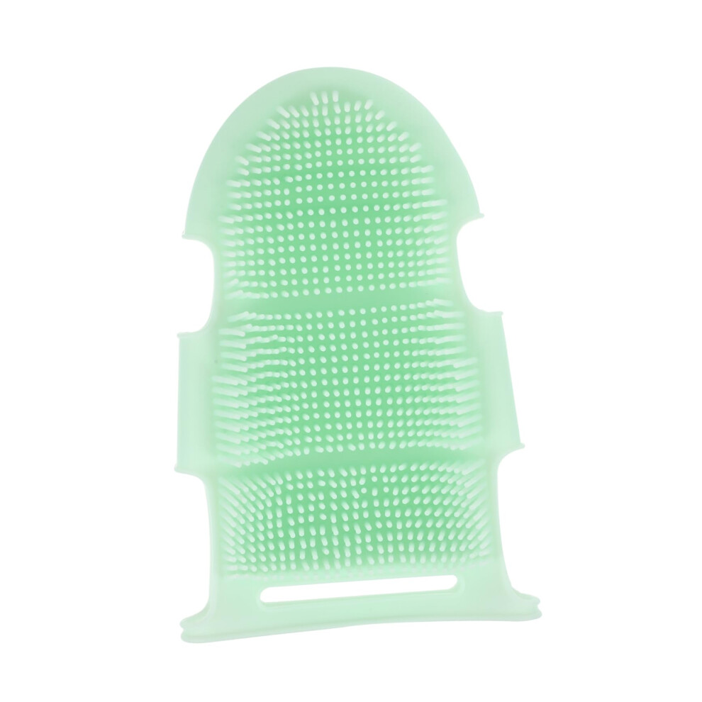 Silicone Bath Brush Glove for Gentle Skin Exfoliation and Massage, Quick Dry, NonSlip Shower Scrubber