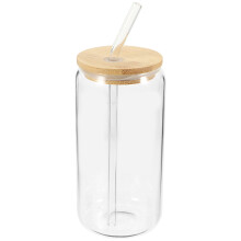 Milk Tea Cup Glass Beverage Cup Decorative Party Cocktail Cup Juice Cup Mug with Lid and Straw