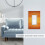 Broncos Switching Lights Single Leather Roman Frame Switch Panel Wall Panel Single Double/Pull Light Switch 8