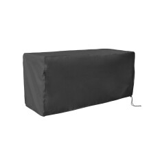Quinlirra Deck Box Cover, compatible with 62*29*27inch Outdoor Storage Bench, Heavy Duty Waterproof Rectangular Cover