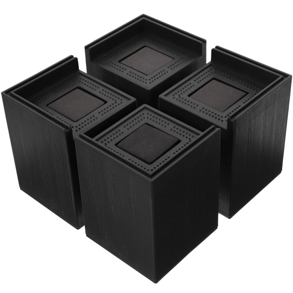 4Pcs Desk Riser Blocks Multi-Function Bed Frame Risers Furniture Legs Fittings 9149926296003