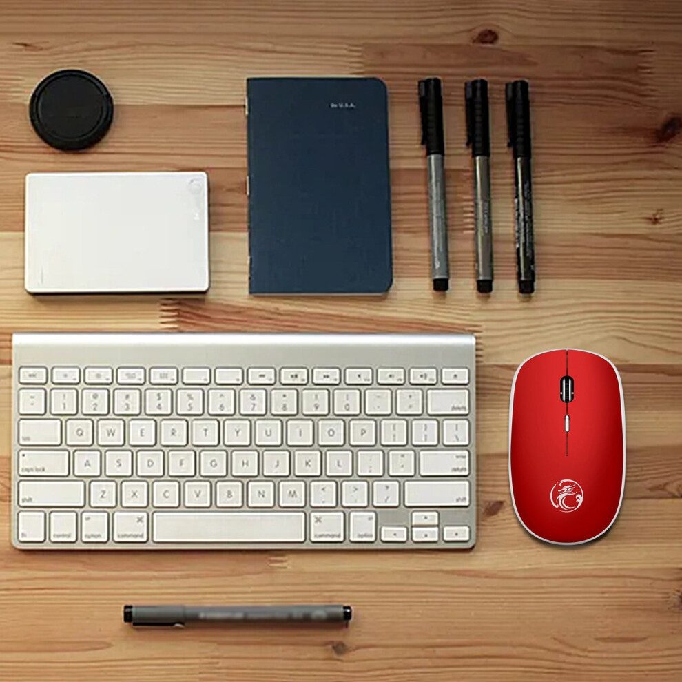 Kiplyki Wholesale Wireless Mouse 2.4G Noiseless Mouse With Usb Receiver Portable Computer Mice For Pc Tablet Laptop With Windows System 9149926297369
