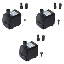 Aquarium Fish Tank Submersible Pump Garden Courtyard Landscape Pool Accessories Fountain Micro Circulation Pump With 2 Nozzles 8W