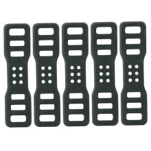 5Pcs Bike Light Mount with Adjustable Silicone Strap, Elastic Handlebar Grip for Flashlight, Phone, Speaker