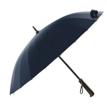 Large Windproof Golf Umbrella with Auto Open Vented Canopy for Rain and Sun, Black