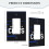 Colts Switching Lights Single Leather Roman Frame Switch Panel Wall Panel Single Double/Pull Light Switch 5