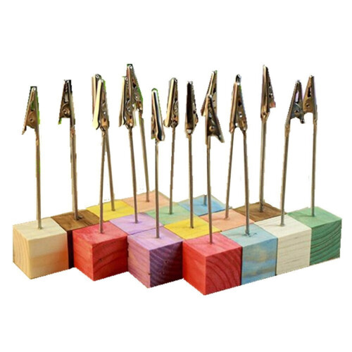 8pcs Picture Frame Memo Clips Wedding Display Stand 2