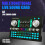 Stereo Sound Audio Mixer Multi-Purpose Audio Interface for Recording Live Stream 4