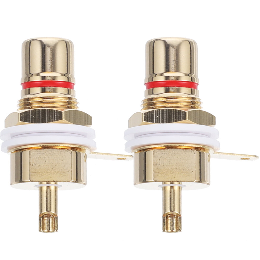 2Pcs Rca Plugs Rca Connector Rca Jacks Speaker Plugs Rca Converter Rca Plug 9058772562104