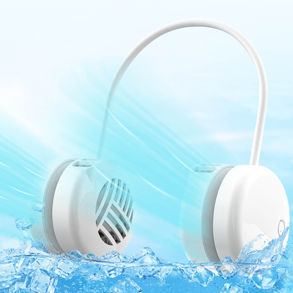 Oyigu New Hanging Neck Fans Portable Lazy Leadless Mini Portable Usb Small Fan Charging Outdoor, Quiet Fan On Clearance 9058772059482