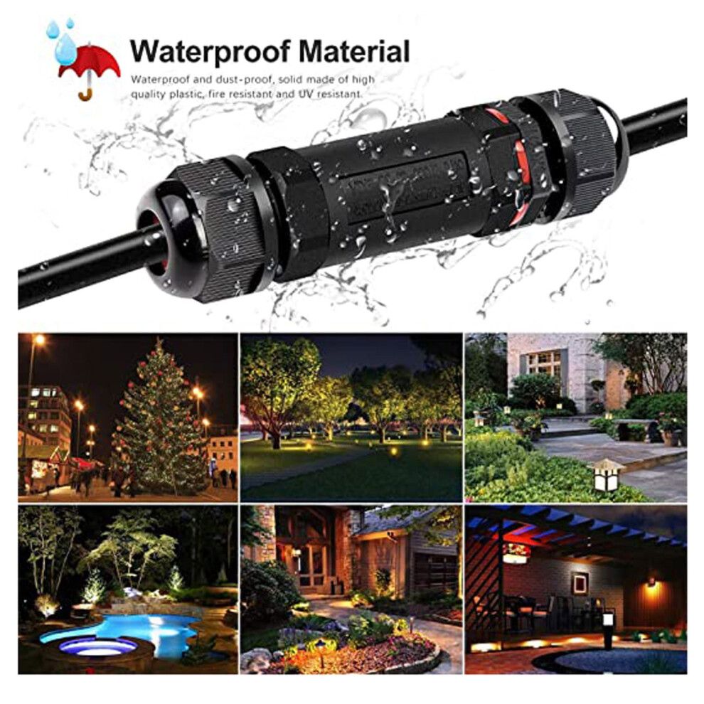 Winysinconnector Box Connector Core Cable Three 6Pcs Junction Tools & Home Improvement 9058772062741