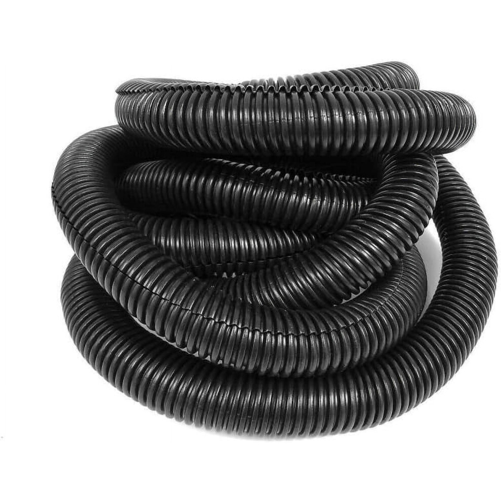 Terminal 1.5" X 20' Black Split Loom Tubing Wire & Hose Cover Polyethylene Audio Video 9058772062727