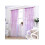 Leaves Print Design Sheer Curtain Pattern Voile Panel Drape Room Window Curtains 1