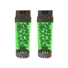 2X Aquarium Fish Tank Fluidized Moving Bed Filter Bubble Media Filter with Air Stone and Sponge Filter LH-300