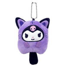 Kuromi Keychain - 15cm, Plush Keychain Pendant, Plush Doll, Backpack Accessory, For Kids