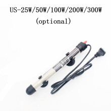 Aquarium Heater Submersible Fish Tank Adjustable 25W 50W 100W 200W 300W Watts