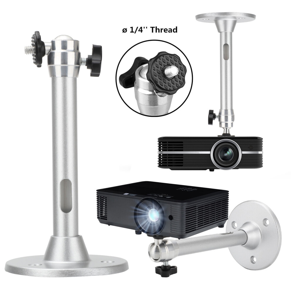 Universal Projector Ceiling Mount Bracket, Adjustable Height, 360 Rotation, Extends To 7.08", Supports 11 Lbs 9322103126908