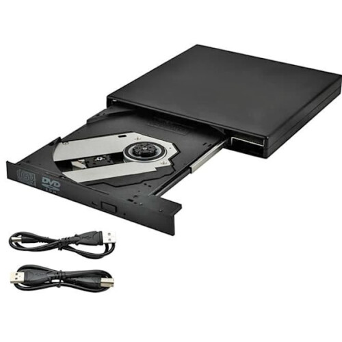 External DVD/CD Burner - 24x Black Black