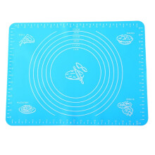 Hariumiu Dough Mat Convenient to Use Recyclable Low Viscidity Kitchen Rolling Mat for Cookies-Blue