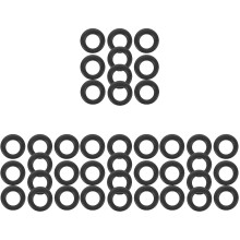 Sewing Machine Bobbin Winder 40 Pcs Supplies Friction Wheel Ties Rubber Rings Accessory