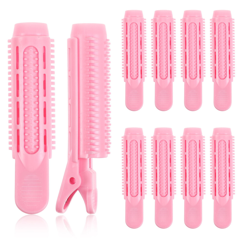 Eease 10pcs Hair Fluffy Pad Hair Root Clip Bangs Fixed Hair Clips Skull Top Curler
