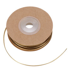 Linaichen leather cord 15m Golden Necklace Cord DIY Knitted Thread Necklace