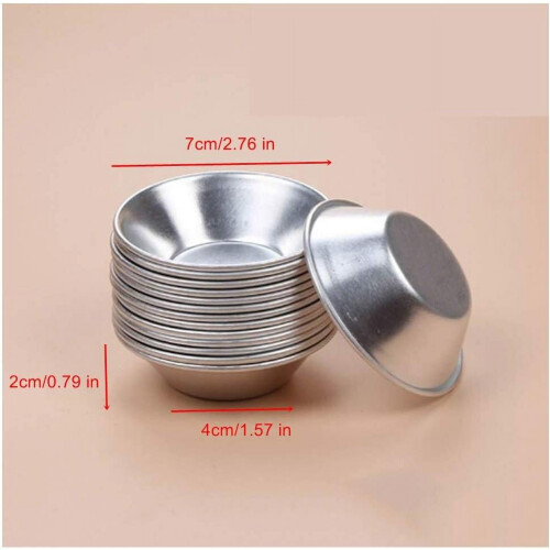 25 Pack Mini Pie Muffin Cupcake Pans Egg Tart Bakeware Non-stick Baking Cups 2