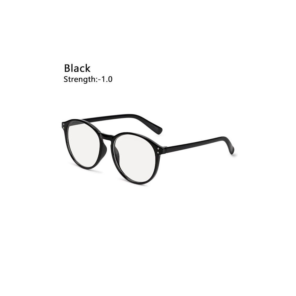 Black -1.0~-4.0 Myopia Glasses Glasses Strength 1.00 Strength 1.00-Strength 1.00