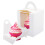 100 PCS Single Cupcake Boxes White Individual Cupcake Carrier Holders with Window Inserts for Bakery Wrapping Packaging 3