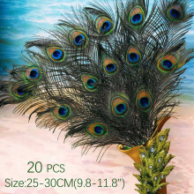 RnemiTe-amo Deals!Kitchen Supplies Kitchen Appliances Lots Natural Real Peacock Tail Eye Feathers DIY Crafts25-30cm/9.8-11.8Inches Clearance