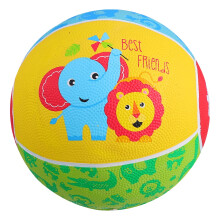 Guangmc Colorful Rubber Basketball for Kids Playground & School